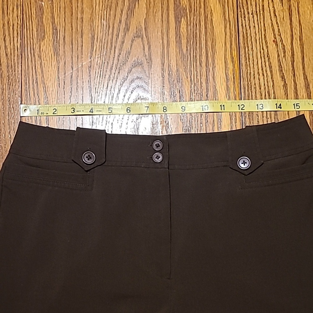 Larry Levine Stretch Dress Pants - Ladies 8 - Picture 5 of 8